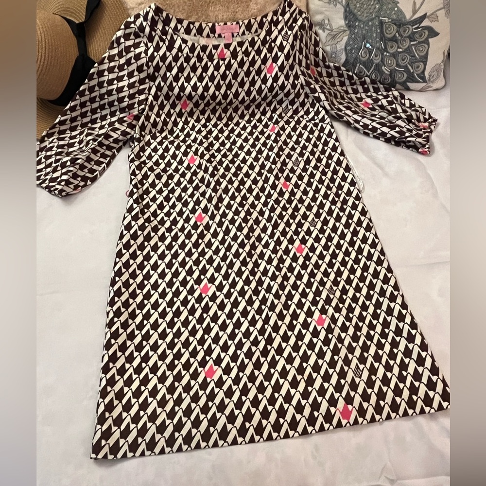 Lily Pulitzer Crane Oragami Midi Dress Size 6
